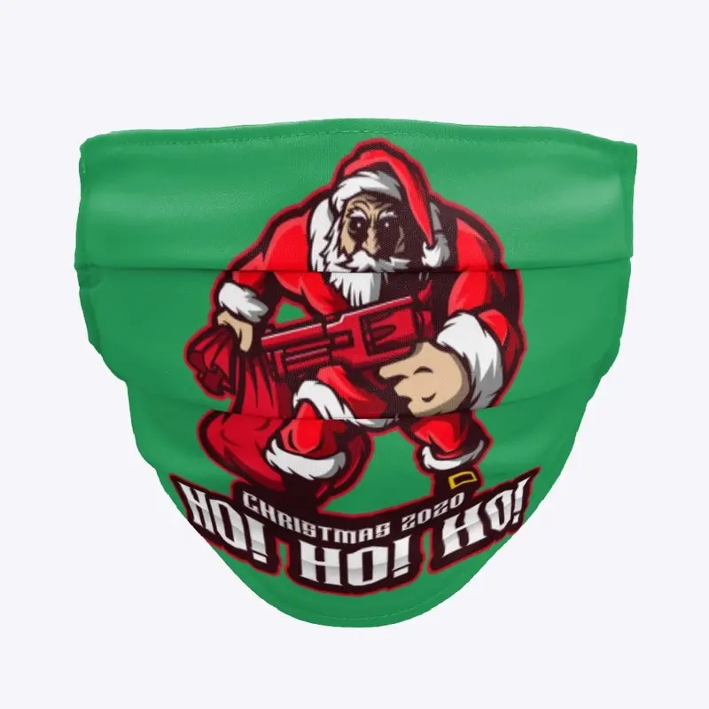 Commando Santa Face Mask